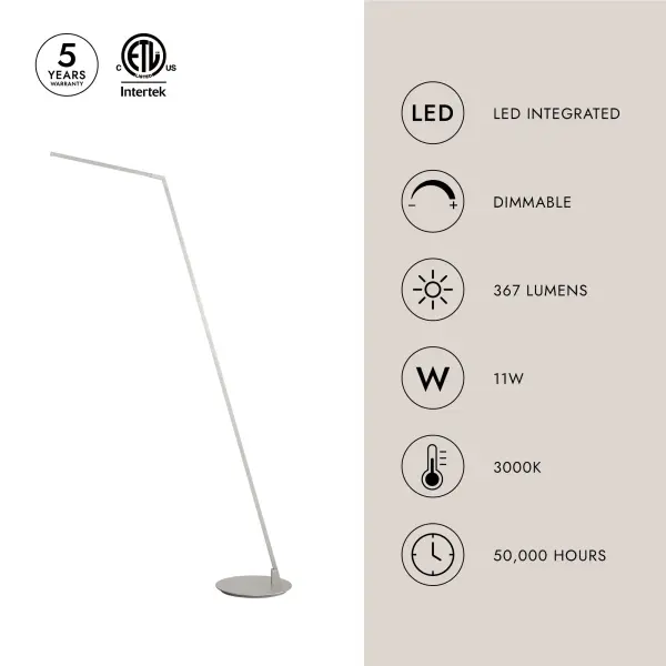Miter 58-Inch Floor Lamp - Image 6
