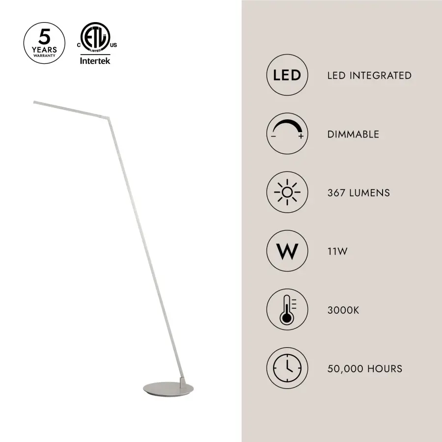 Miter 58-Inch Floor Lamp - Image 6