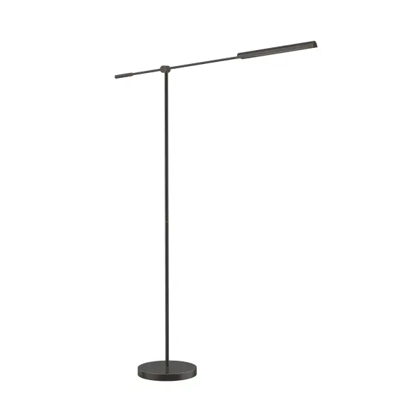 The Astrid floor lamp blends nostalgic Mid-Century Modern design with contemporary functionality. Features adjustable integrated LED bars that twist for directional lighting, perfect for task or ambient illumination in any room.
