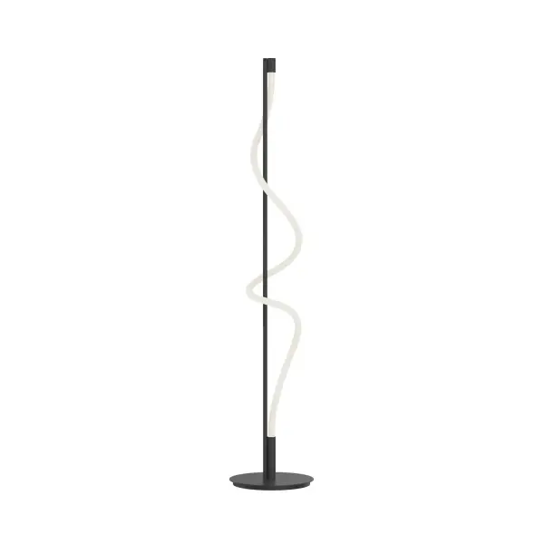 The Cursive floor lamp combines artistic acrylic forms with integrated LED technology to create soft, diffused ambient lighting. Its minimal footprint and contemporary design make it ideal for modern spaces.