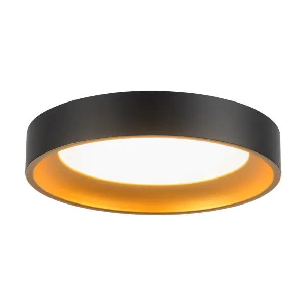 The Nix 7-inch Flush Mount delivers modern sophistication with its ultra-slim profile and mixed metal Black/Gold finish. Integrated LED technology with selectable color temperature (2700K-5000K) provides versatile lighting control for any mood or task.