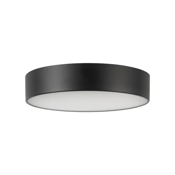 The Musa 6-inch flush mount combines minimalist design with practical functionality, featuring integrated LED technology and a 5-color temperature selector (2700K-5000K) for customizable lighting in compact spaces. - alternate view