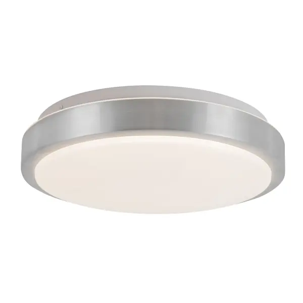 The Yanis 12-inch flush mount combines sleek black styling with practical functionality. Its 5 selectable color temperatures make it adaptable to any space, while the compact profile suits low ceilings perfectly. - alternate view