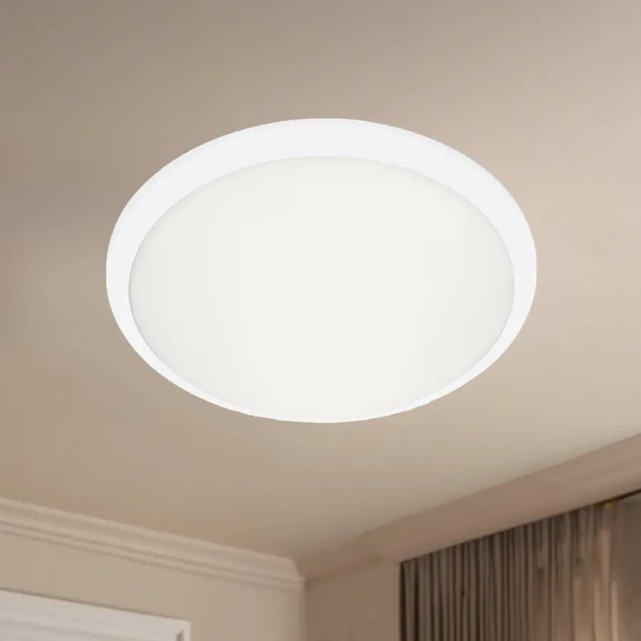 Malta 12-Inch LED Flush Mount in Chrome - Image 5