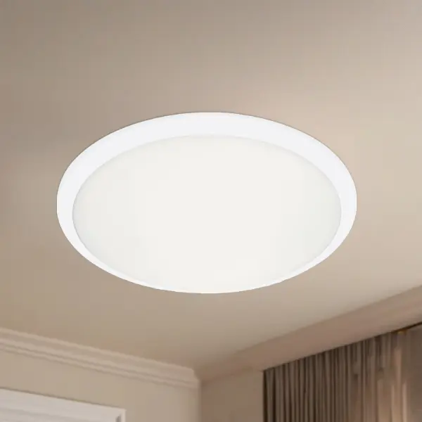 Malta 15" LED Flush Mount in Brushed Nickel - Image 5