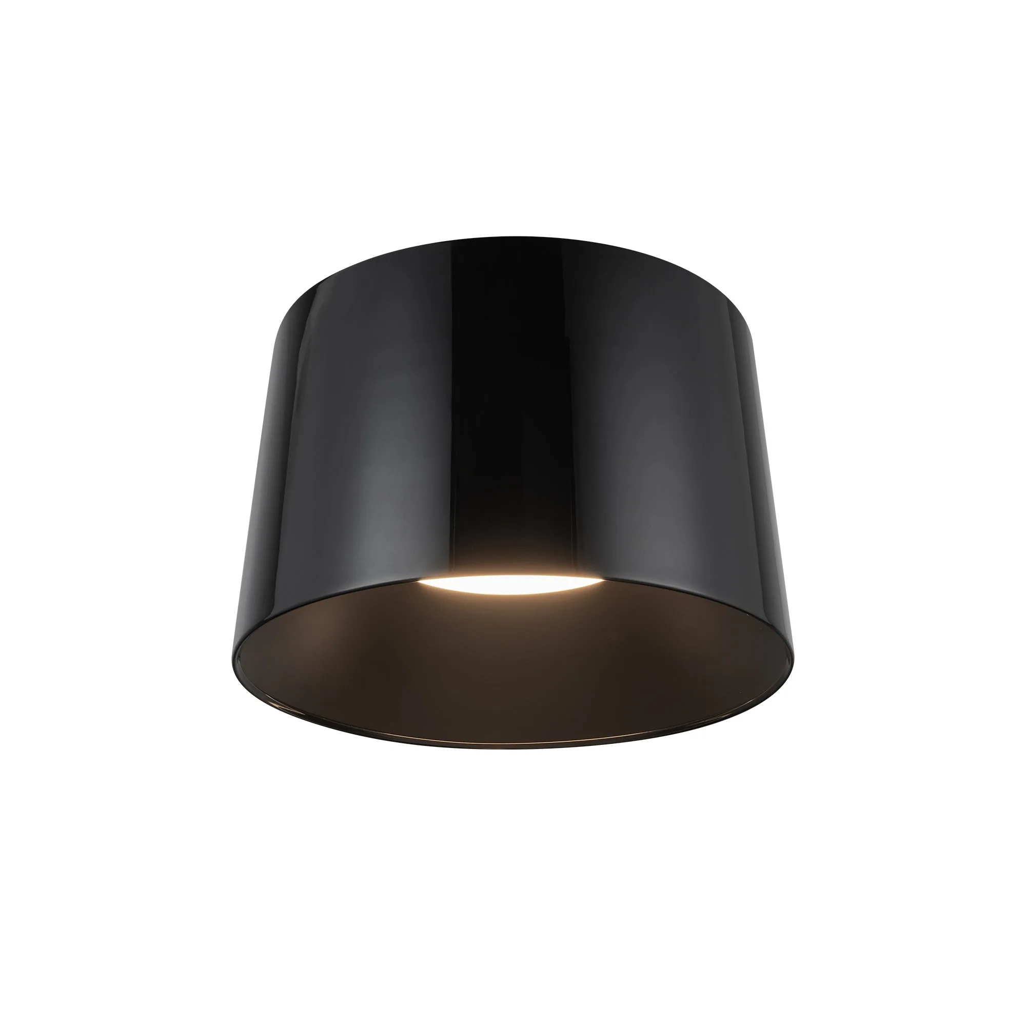 Etta LED Flush Mount in Jet Black