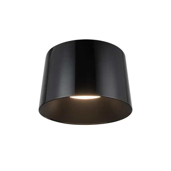 The Etta flush mount combines contemporary elegance with practical functionality. Its 12-inch profile and integrated LED with selectable color temperatures make it ideal for modern spaces requiring versatile lighting.