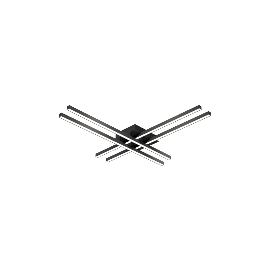 Vega Minor LED Flush Mount in Black