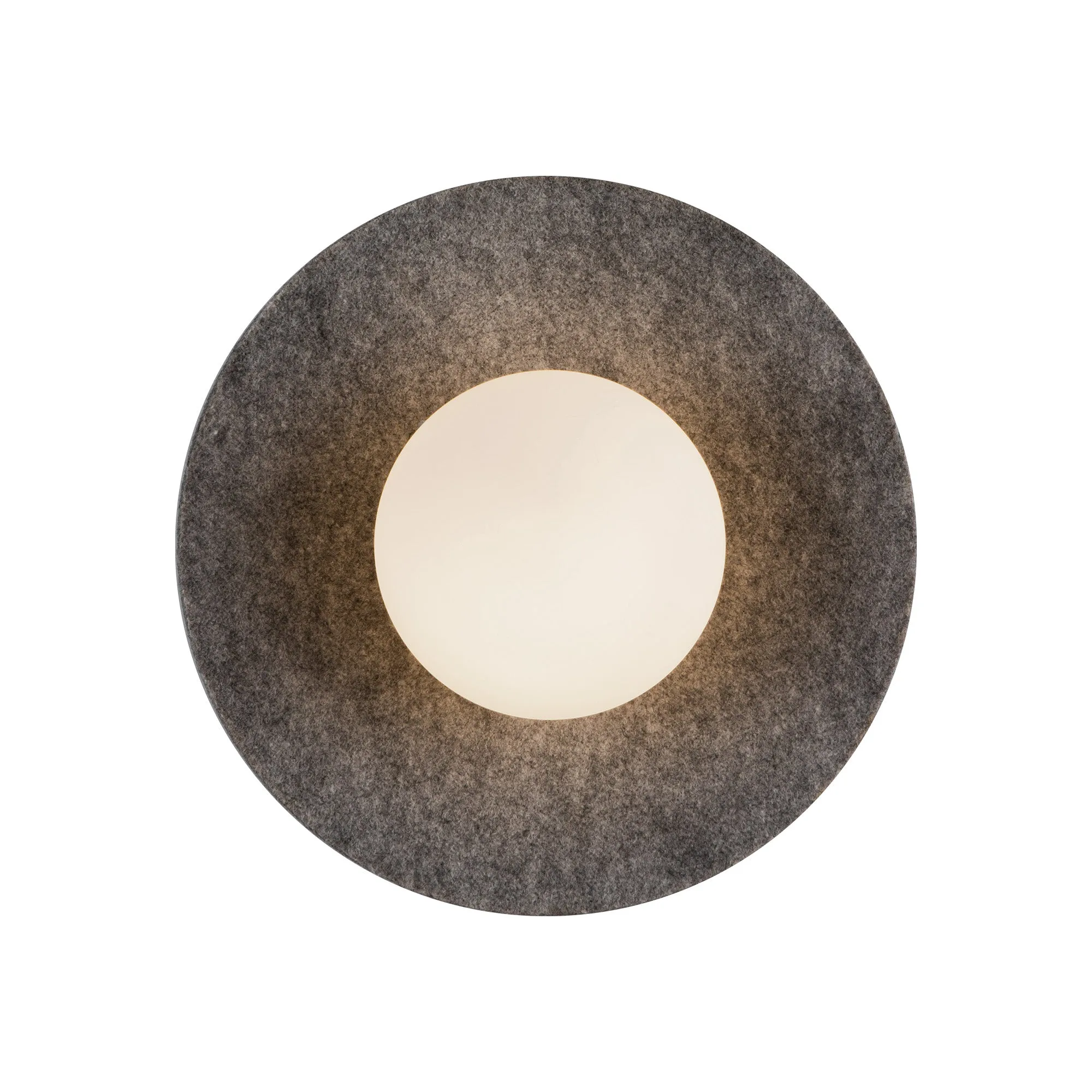 Cruz LED Flush Mount in Metal - Black/White