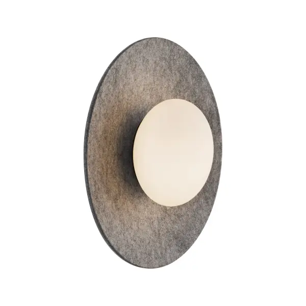 The Cruz flush mount brings contemporary sophistication with its geometric wave-form glass shades. Integrated LED provides warm ambient lighting perfect for hallways, entryways, and kitchens. Dimmable functionality and easy installation make it versatile for modern spaces. - alternate view