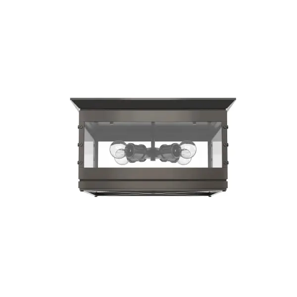 The Douglas Flush Mount elevates the traditional lantern design with clean lines and refined details. Its craftsman-inspired frame creates a cozy, sophisticated atmosphere while maintaining versatility across design styles.