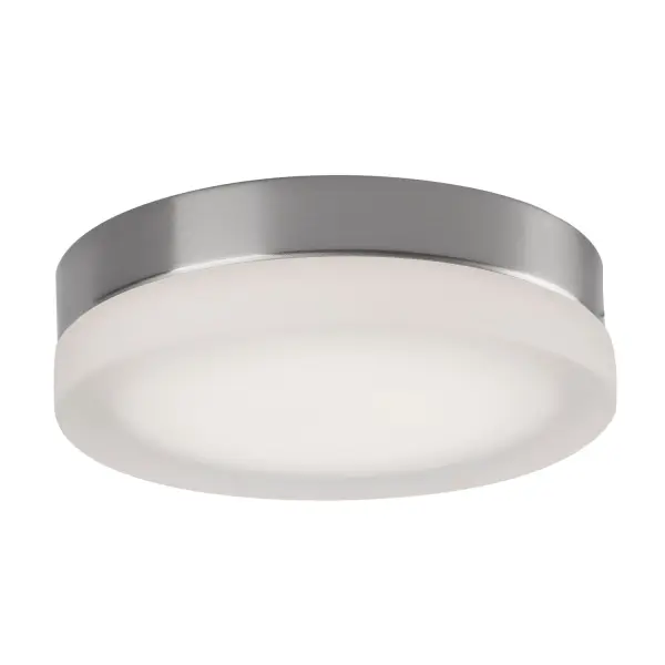 The Bedford 11" flush mount combines contemporary styling with energy-efficient LED technology. Its frosted glass diffuser provides soft, even illumination perfect for hallways, bedrooms, and bathrooms.