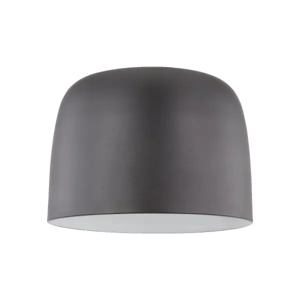 The Cayne combines classic pottery form with contemporary design in a compact 12-inch flush mount. Features integrated LED with warm 3000K lighting and trendy two-tone matte black and white finish for versatile placement.