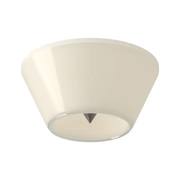 The Holt flush mount combines dramatic spiked pyramid details with warm integrated LED lighting. Its unique geometric design and brushed gold finish create a sophisticated focal point perfect for contemporary spaces.