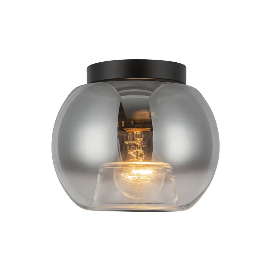 Samar One Light Flush Mount in Brushed Gold/Copper