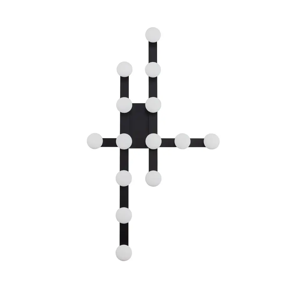 Rezz LED Wall Sconce in Black