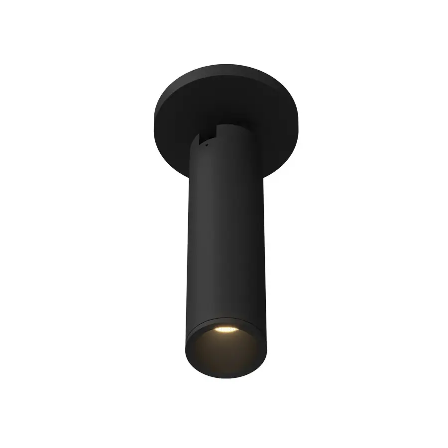 Lorna LED Cylinder Ceiling Mount in Black