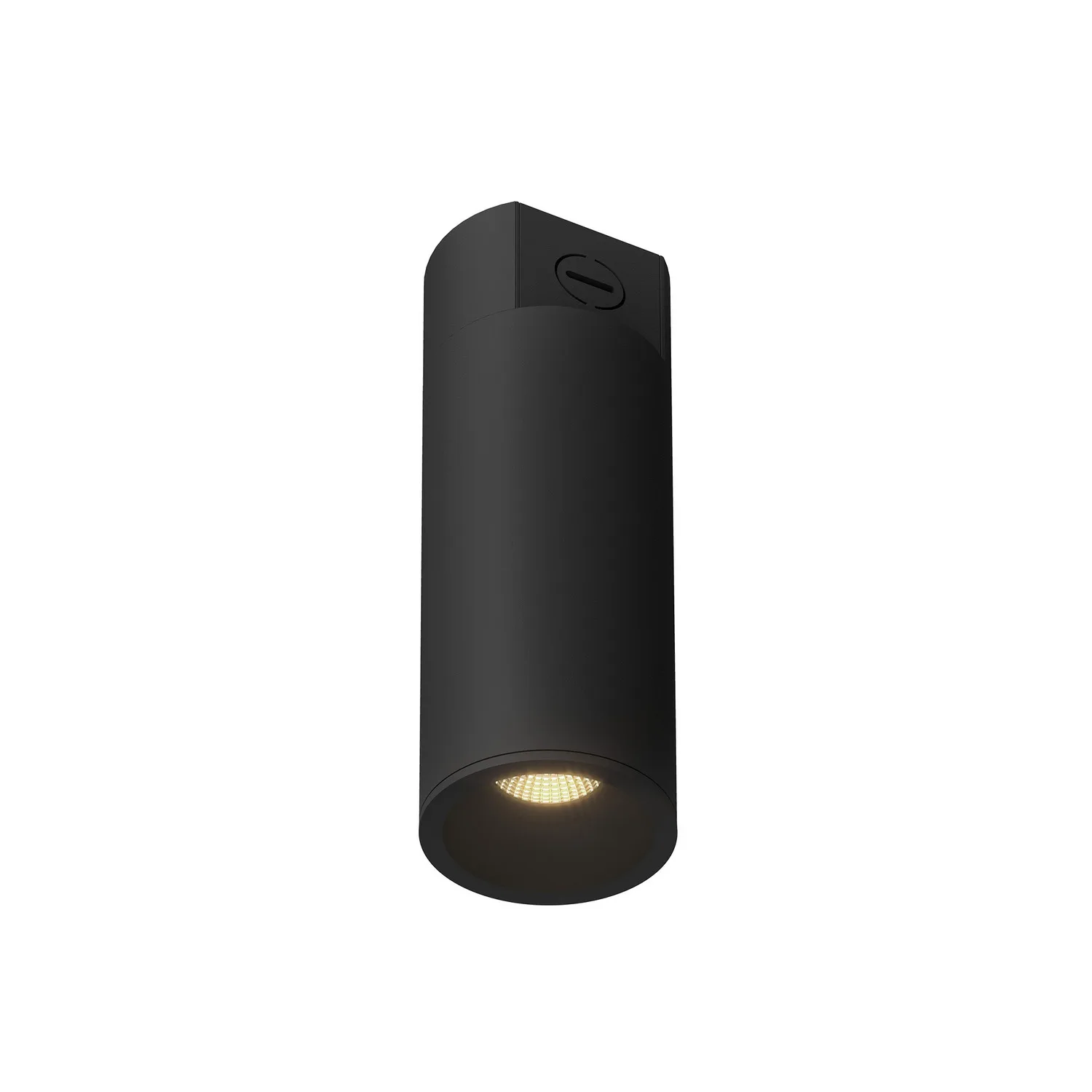 Lorna LED Cylinder Ceiling Mount in Black