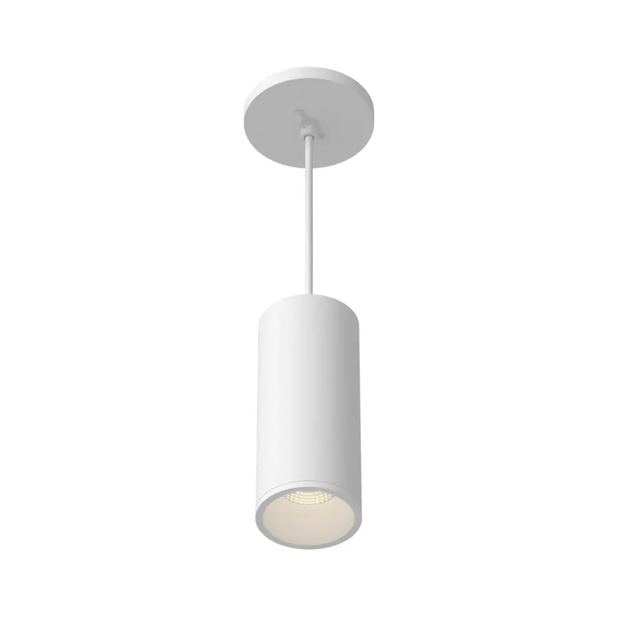 Lorna LED Cylinder Pendant in White