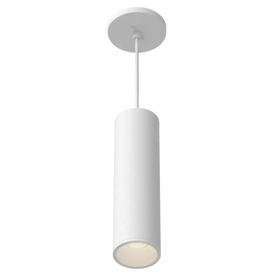 Lorna LED Cylinder Pendant in White