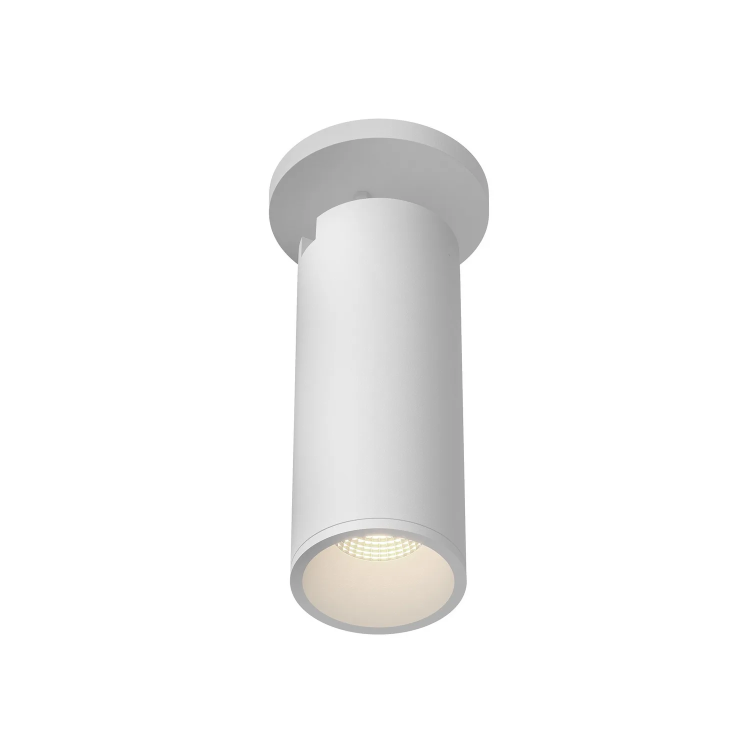 Lorna LED Cylinder Ceiling Mount in White