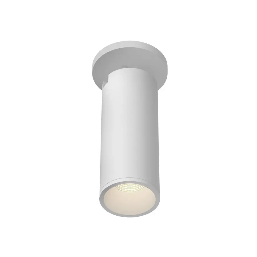Lorna LED Cylinder Ceiling Mount in White