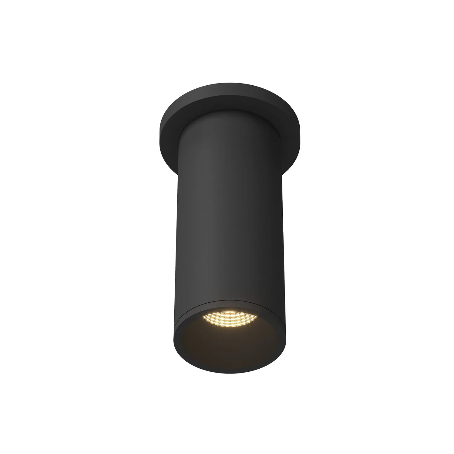 Lorna LED Cylinder Ceiling Mount in Black