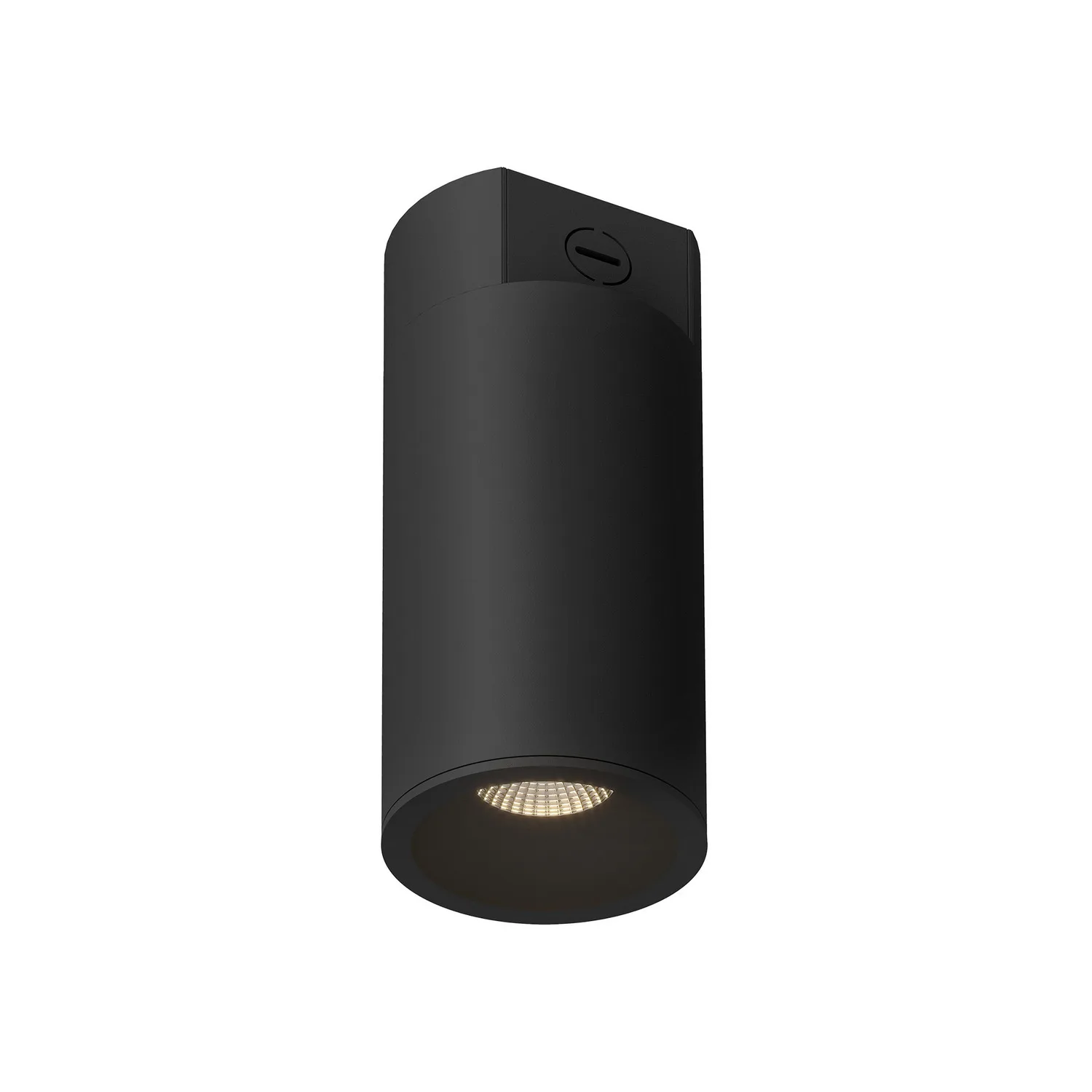 Lorna LED Cylinder Ceiling Mount in Black
