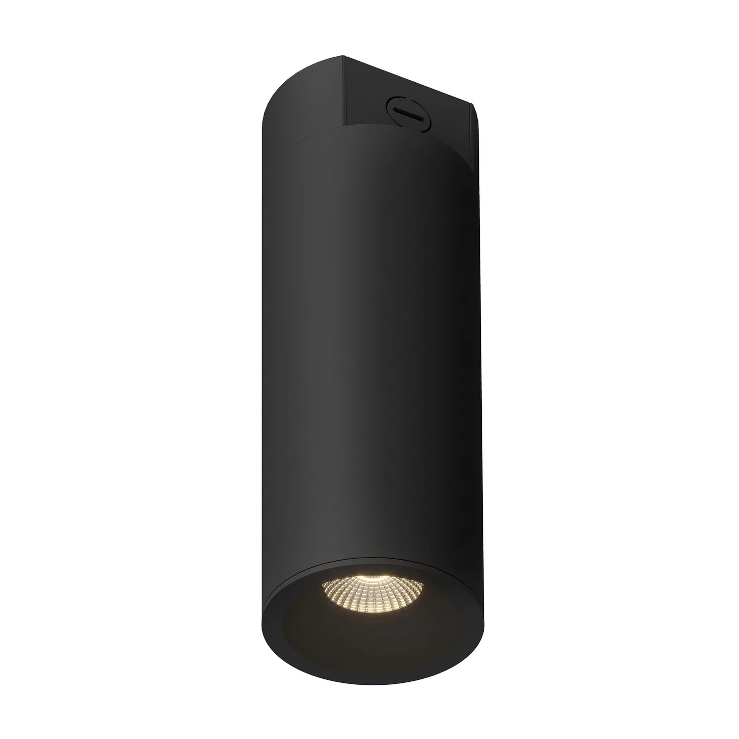 Lorna LED Cylinder Ceiling Mount in Black