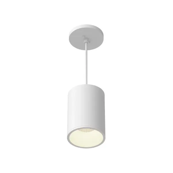 The Lorna cylinder collection is simplicity and performance at its finest. With a wide range of application options in multiple cylinder diameters and optic angles, Lorna's ease of use sets it apart from competitors. Available in several sleek exterior rated finishes. Collection: Lorna Finish: White Glass: Clear Glass Width: 4.38" Height: 6.63" Length: 4.38" Wire: 120" White Braided Canopy: D4.375" x H0.5" Maximum Wattage: 18.00 W Light Source: LED Light Output: 1890.00 lm Delivered Lumens: 1789.00 lm Color Temperature: 3000 K CRI: 90 Rated Average Life: 50,000 Voltage: 120.00 V Material: Aluminum + Glass Country of Origin: China Safety Listing: ETL Safety Rating: Damp Title 24 LED Spec Sheet Instructions