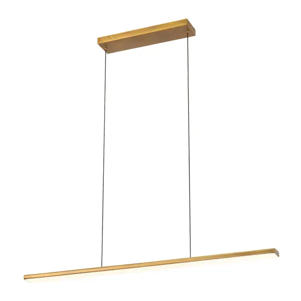 Effortlessly refined and endlessly versatile, the Drift Collection embodies modern simplicity with a sense of calm sophistication. A sleek, wide bar of illumination floats gracefully in any space, offering the perfect balance of form and function. Whether suspended above a kitchen island, dining table, or in a hospitality setting, Drift's clean lines and soft, even glow create a serene atmosphere that enhances any design. Available in a range of stunning finishes and featuring adjustable color temperature from 2700K to 5000K, Drift lets you tailor the light to your perfect mood. Collection: Drift Designer: Weston Dreschel Finish: Black Glass: Frosted PC Diffuser Width: 3.00" Height: 1.25" Length: 45.00" Weight: 7.28 lb Wire: 120" Black Canopy: L17.75" x W4.625" x H1.25" Maximum Wattage: 40.00 W Light Source: LED Light Output: 3400.00 lm Delivered Lumens: 2060.00 lm Color Temperature: 2700 K CRI: 90 Rated Average Life: 50,000 Voltage: 120.00 V Material: Aluminum + Steel + Polymeric Material Country of Origin: China Safety Listing: ETL Safety Rating: Dry Title 24 LED Spec Sheet Instructions