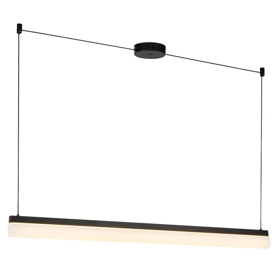 Nio LED Linear Pendant in Black