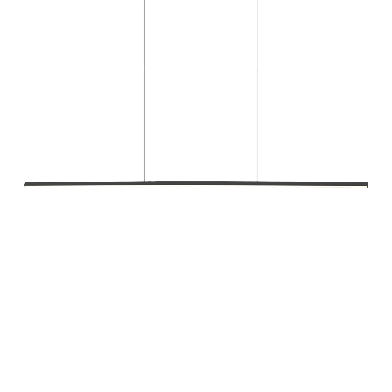 Chute LED Linear Pendant in Black