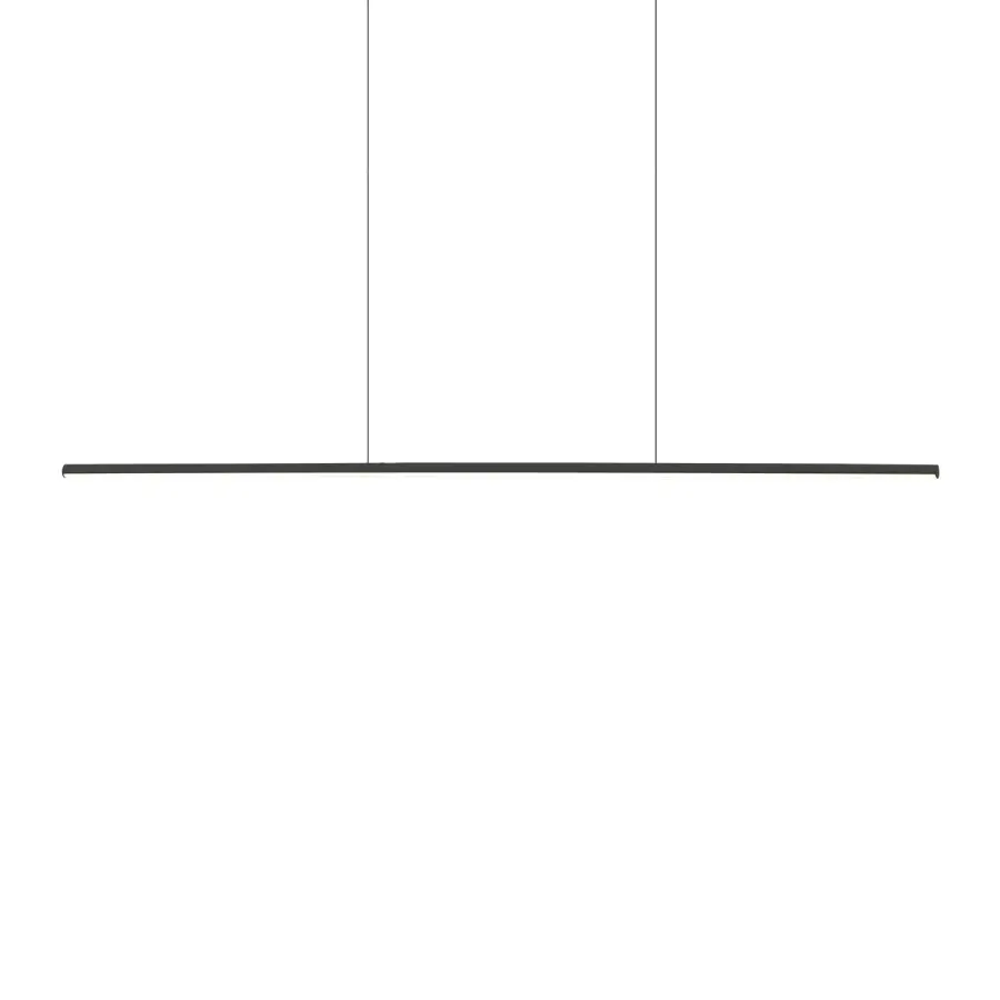 Chute LED Linear Pendant in Black