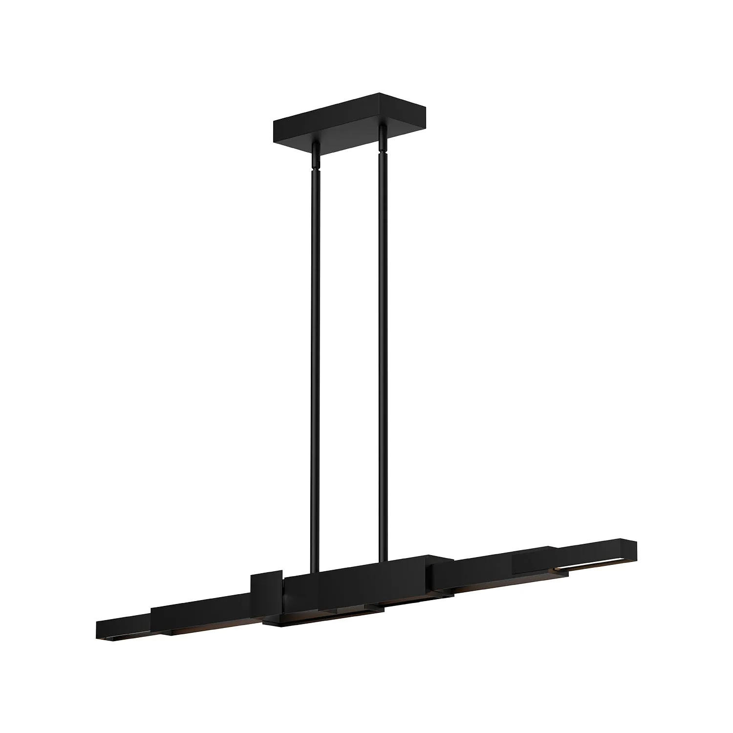 Enzo LED Linear Pendant in Black