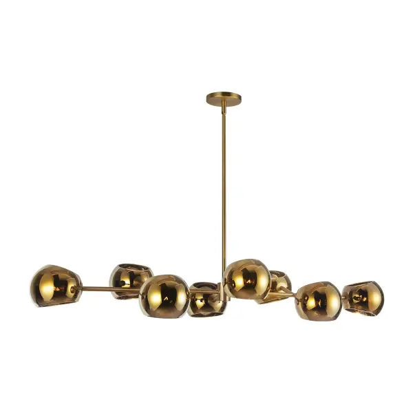 Willow 48-Inch Linear Pendant in Brushed Gold - Image 17