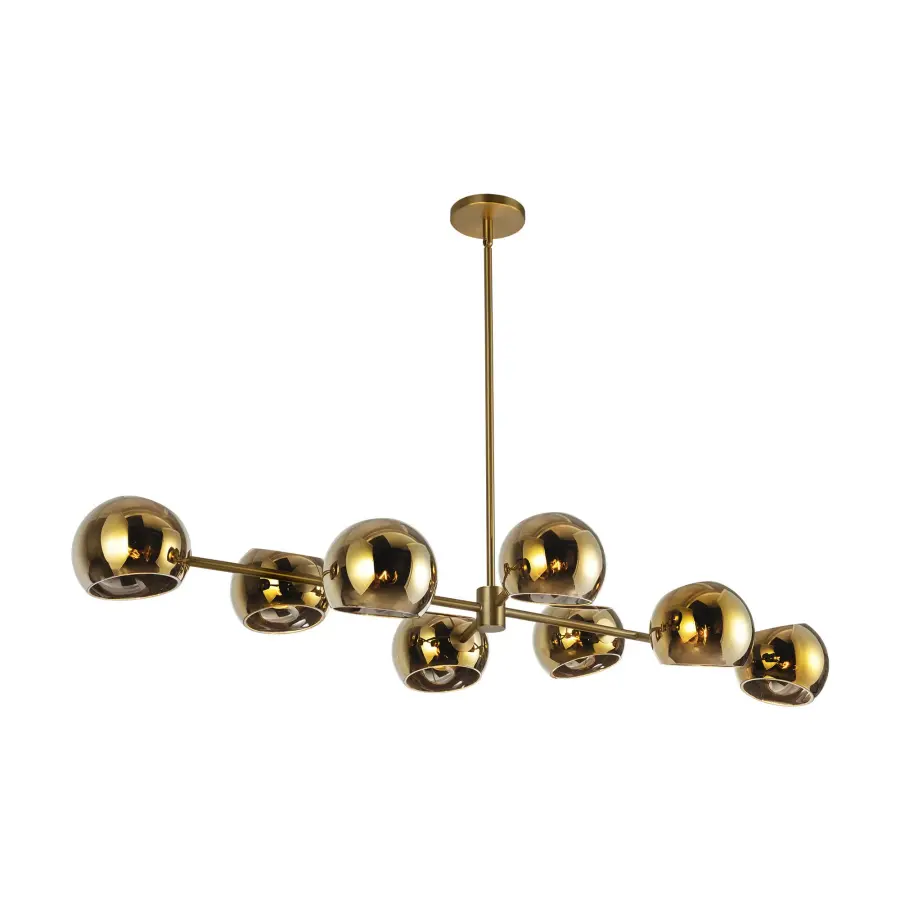 Willow 48-Inch Linear Pendant in Brushed Gold - Image 18