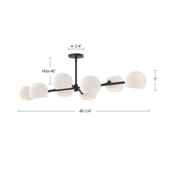 Willow 48-Inch Linear Pendant in Brushed Gold - Image 24