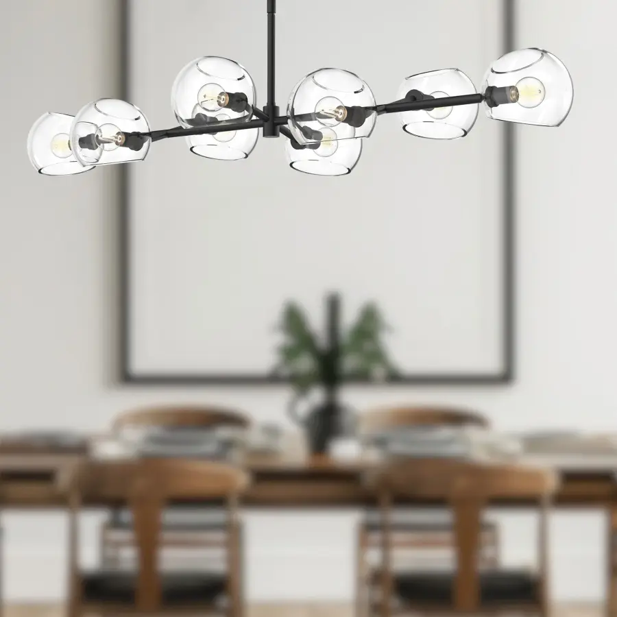 Willow 48-Inch Linear Pendant in Brushed Gold - Image 5