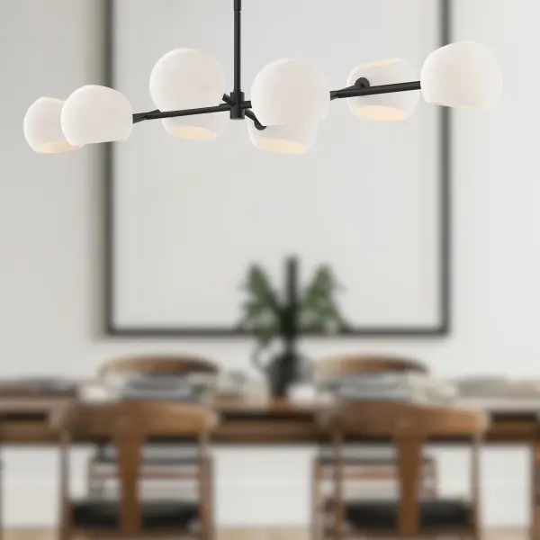 Willow 48-Inch Linear Pendant in Brushed Gold - Image 6