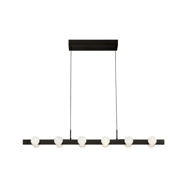 Rezz LED Linear Pendant in Matte Black