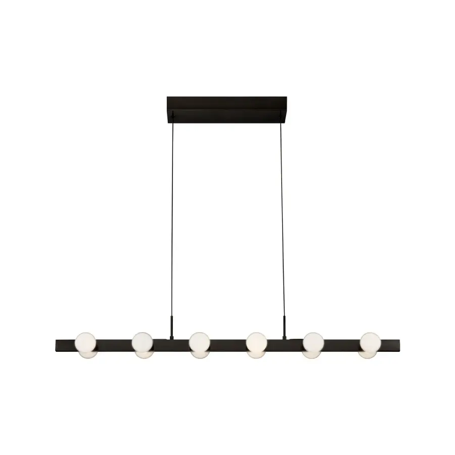 Rezz LED Linear Pendant in Matte Black