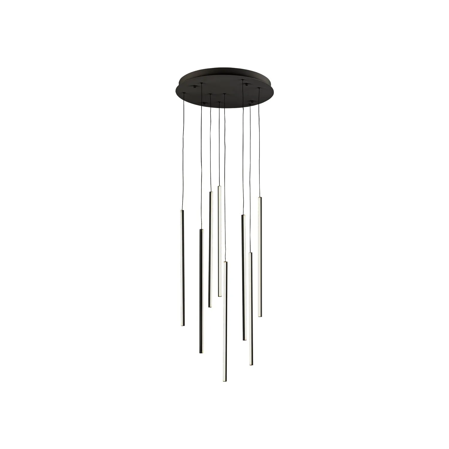Chute LED Pendant in Black