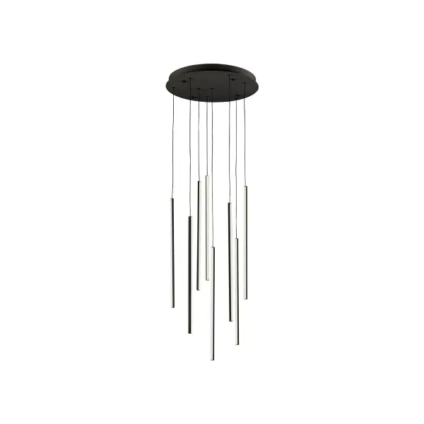 Chute LED Pendant in Black