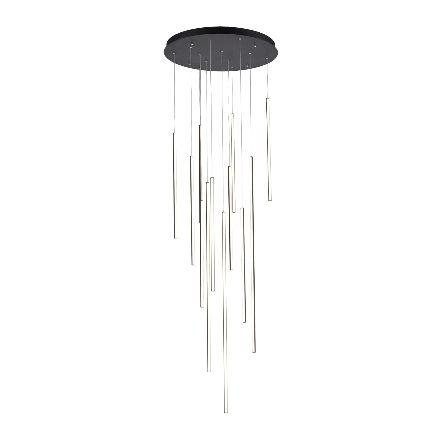 Chute LED Pendant in Black