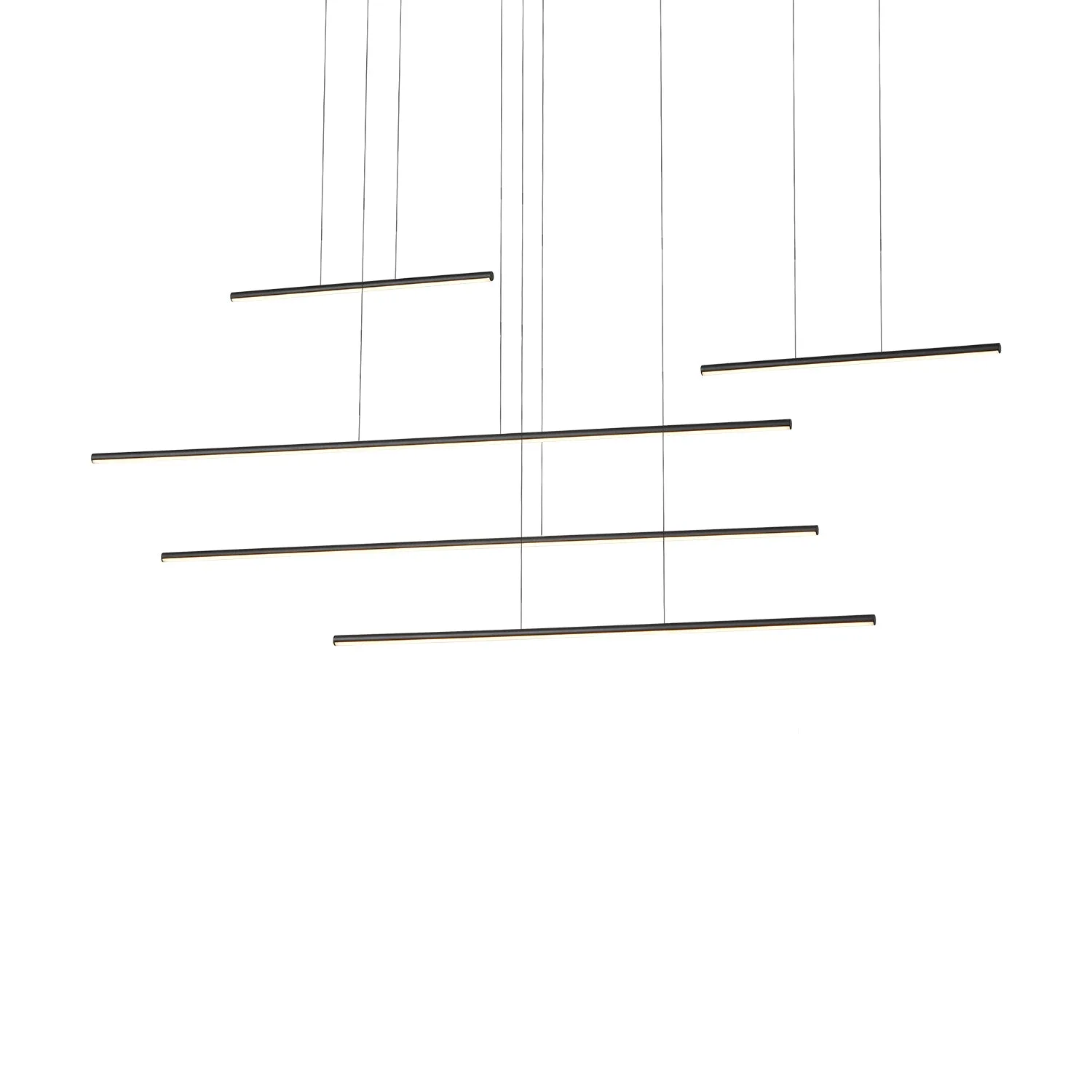 Chute Motion LED Pendant in Black