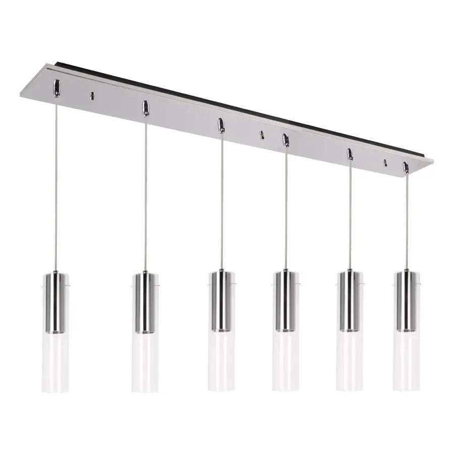 Lena 6-Light Multi Pendant in Chrome - Image 3