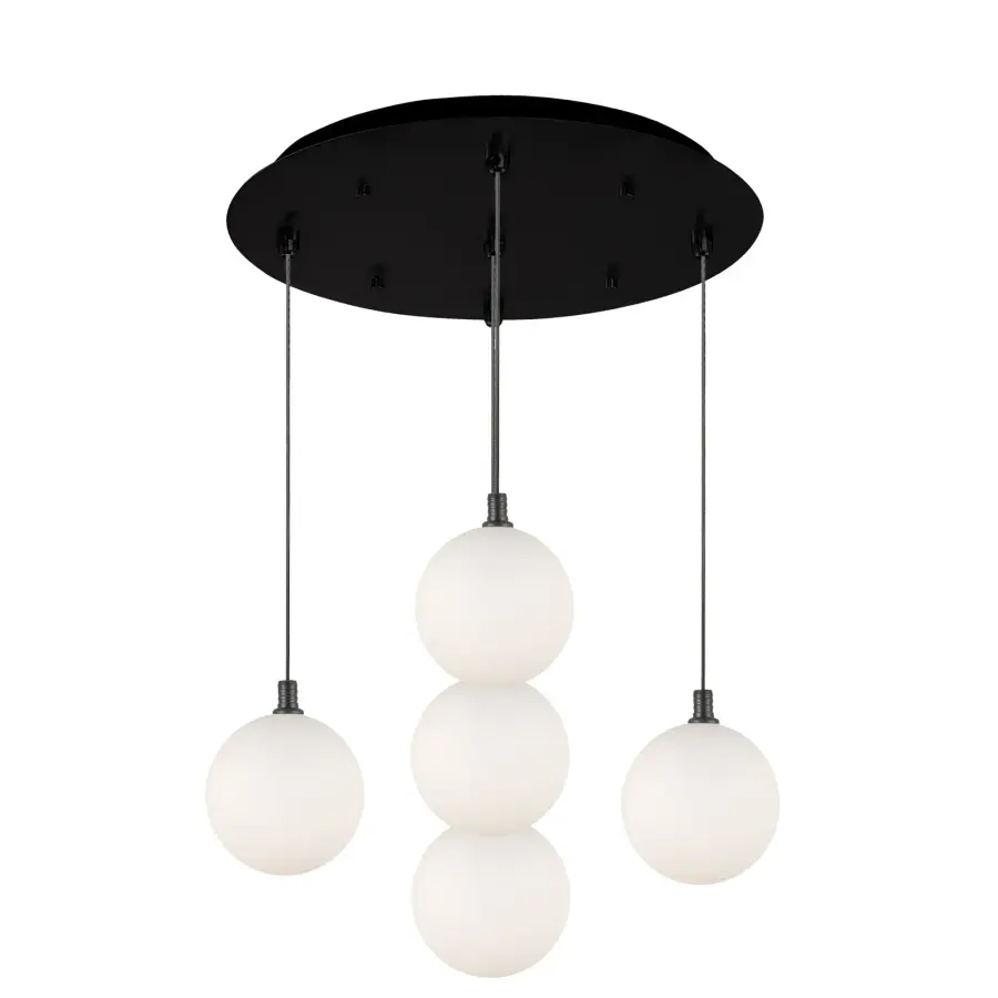Bolla 5-Light Multi Pendant in Brushed Gold - Image 11