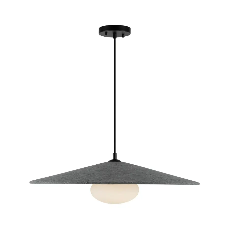 Cruz LED Pendant in Black and White