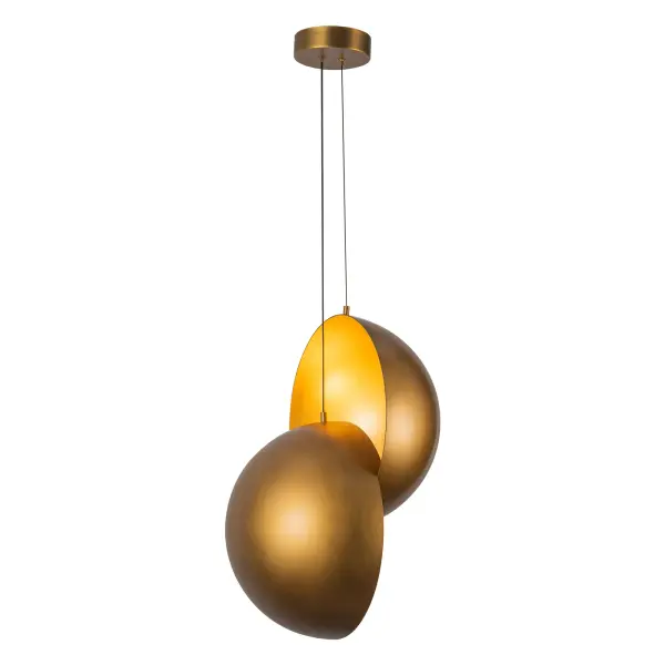 The Void Pendant by Paul Cocksedge Studio transforms lighting into art. Two sculpted metal hemispheres create dramatic interplay between form and light, casting precise shadows while delivering refined LED illumination. A statement piece for discerning spaces.